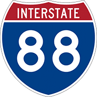 I-88, semi-towing, mighty's towing & recovery inc, channahon, il, plainfield, il chicago, suburb