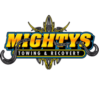 Mighty's Towing & Recovery Inc, Channahon, Chicago, Logo