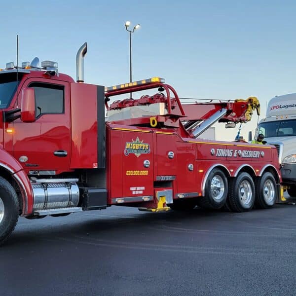 heavy duty towing company, semi towing, channahon, mighty's towing & recovery inc